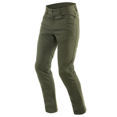 Dainese CLASSIC SLIM textilní kalhoty zelené vel.30
